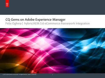 hybris - AEM 5.6 eCommerce framework integration.pdf