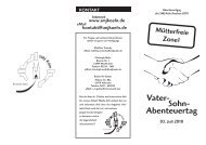 Vater- Sohn- Abenteuertag - SMJ Köln