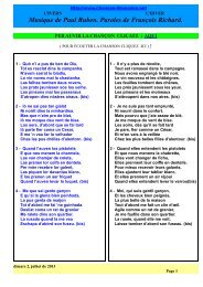 La Boite A Chansons Emporte Moi Alain Barriere Partitions Accords Et Paroles