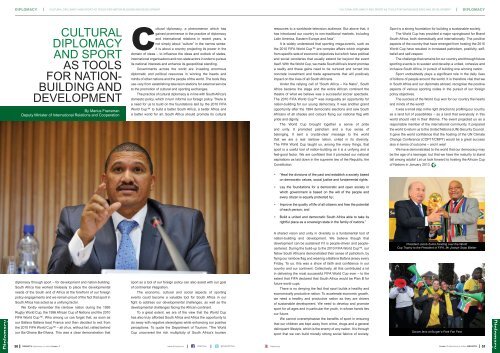 UBUNTU Magazine Issue 1 - Department of International Relations ...