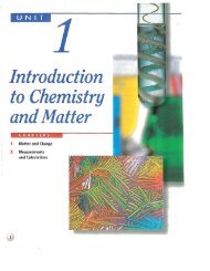 Introduction to Chemistry andMatter