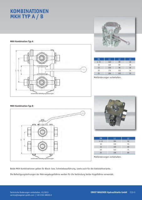 Flat-Face Steckkupplungen - Ernst Wagener Hydraulikteile GmbH