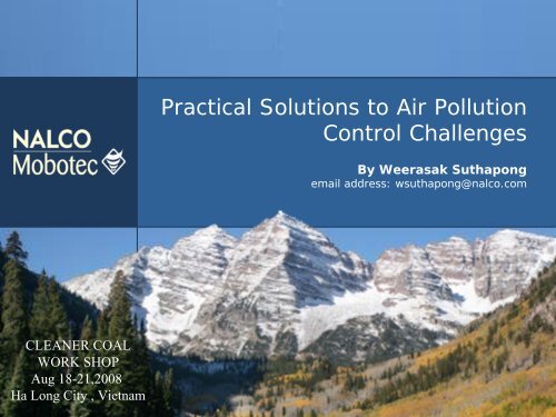 Practical Solutions to Air Pollution Control Challenges