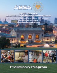 Conference Preliminary Program (PDF 3.6MB) - ABSA Annual ...