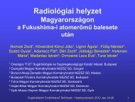 Homoki Zsolt : Radiológiai helyzet magyarországon a fukushima-i ...