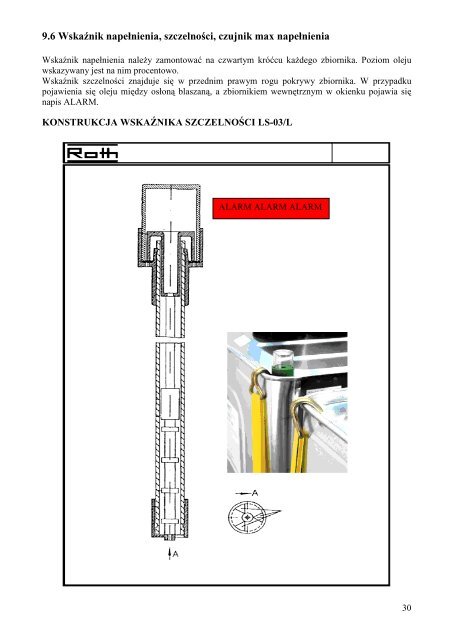 WYKAZ ELEMENTÃW SYSTEMU NAPEÅNIANIA DWT 620 ... - Roth