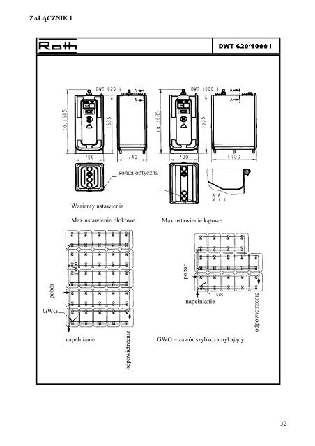 WYKAZ ELEMENTÃW SYSTEMU NAPEÅNIANIA DWT 620 ... - Roth