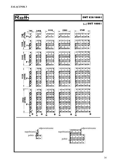 WYKAZ ELEMENTÃW SYSTEMU NAPEÅNIANIA DWT 620 ... - Roth