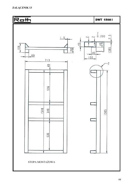 WYKAZ ELEMENTÃW SYSTEMU NAPEÅNIANIA DWT 620 ... - Roth