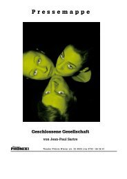 PM-Geschlossene Gesellschaft - Theater PhÃ¶nix