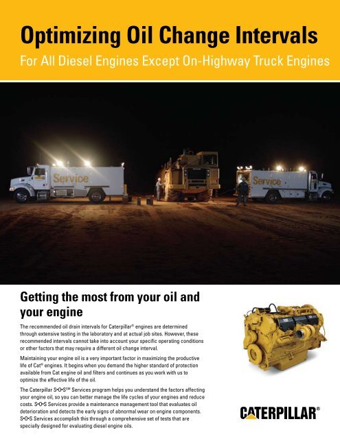 Optimizing Oil Change Intervals Pdf
