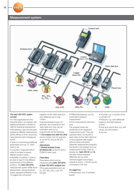 Measurement Solutions for Emissions, Service ... - Industrial Controls