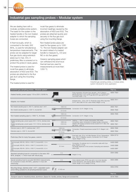 Measurement Solutions for Emissions, Service ... - Industrial Controls