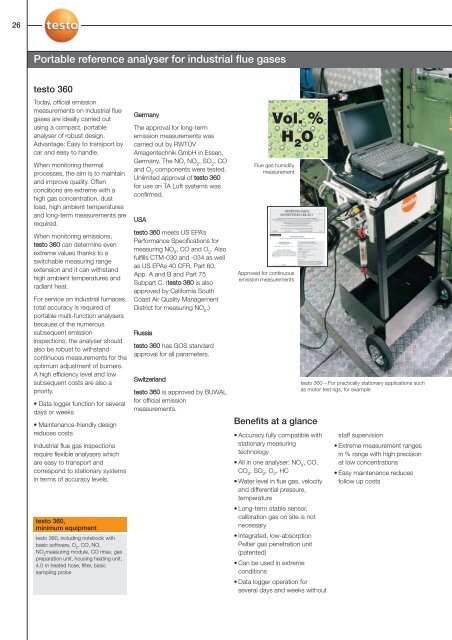 Measurement Solutions for Emissions, Service ... - Industrial Controls