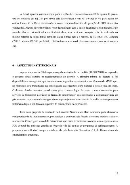 GÃS e TERMOELÃTRICAS - Nuca - UFRJ