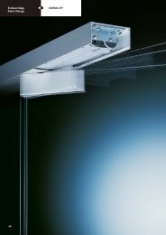 Technischer Prospekt - DORMA Interior Glas