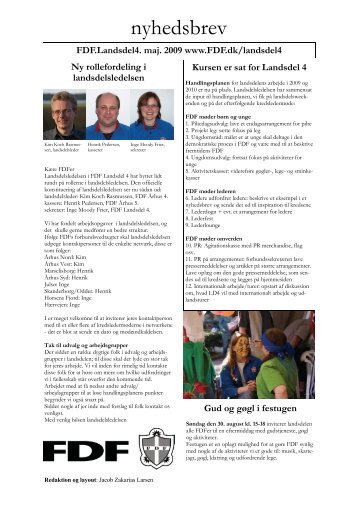 Ld 4, Nyhedsbrev - Leder - FDF