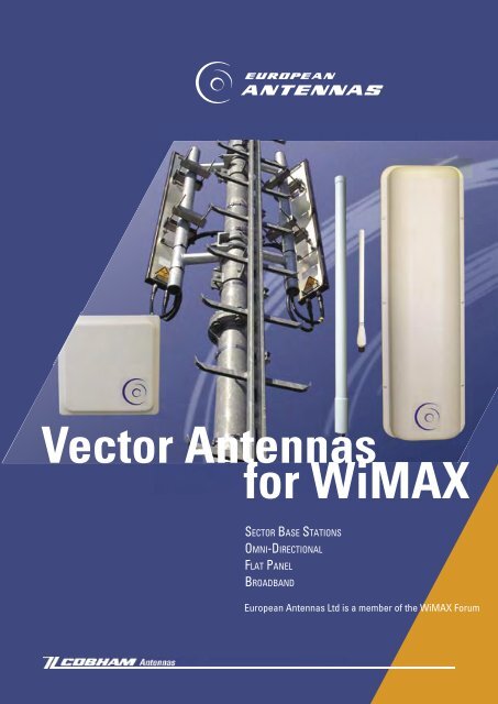 for WiMAX Vector Antennas - European Antennas