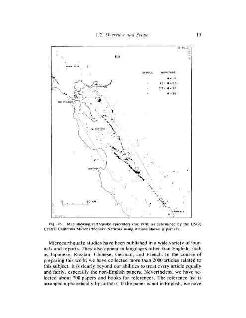 principles and applications of microearthquake networks