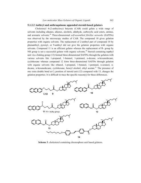 Low Molecular Mass Gelators of Organic Liquids - Vidyasagar ...