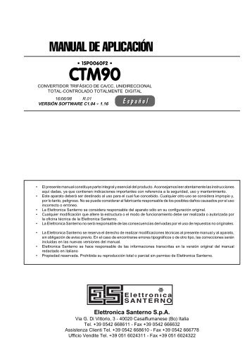 CTM90 ES - Santerno