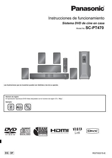 MANUAL DE USUARIO SC-PT470PU(es) - Panasonic