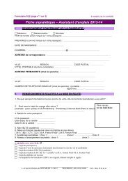 02- Dossier d'inscription SLE - Assistants 2013-14 - Campus France