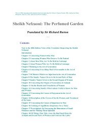 Sheikh Nefzaoui: The Perfumed Garden