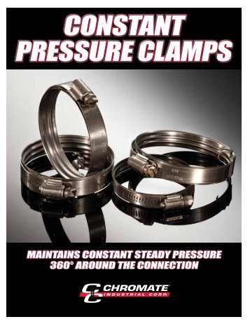 CONSTANT PRESSURE ClAMPS - Chromate Industrial Corporation