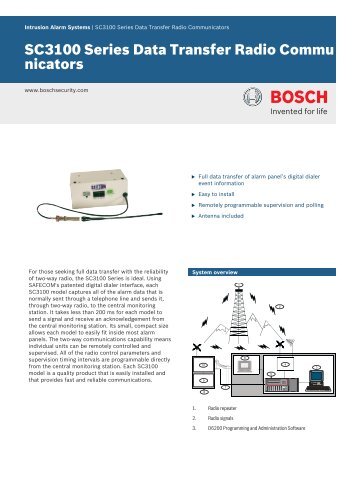 SC3100 Series Data Transfer Radio Communicators