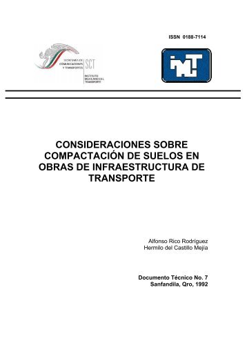 compactacion de suelos - Instituto Mexicano del Transporte