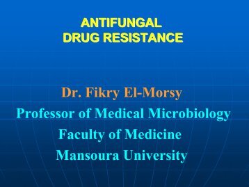 antifungal drug resistance