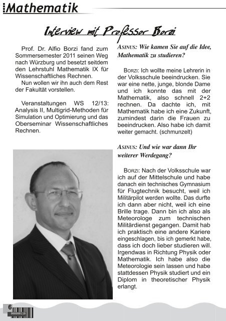 Download des Magazins - Medieninformatik - UniversitÃ¤t WÃ¼rzburg