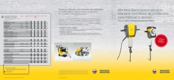 Martelos ElectropneumÃ¡ticos e Martelos com ... - Wacker Neuson