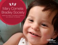 Mary Cornelia Bradley Society - American Family Children's Hospital