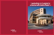 Leaving a Legacy - American Family Children's Hospital