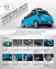 Ficha TÃ©cnica de Accesorios MAZDA2 2013