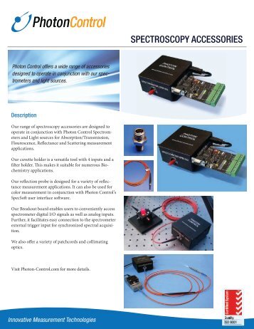 SPECTROSCOPY ACCESSORIES - AMS Technologies