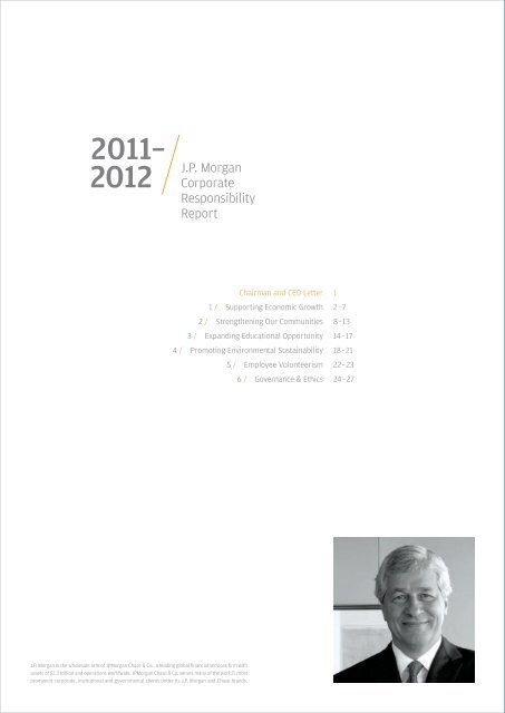 J.P. Morgan Corporate Responsibility Report - JPMorgan Chase