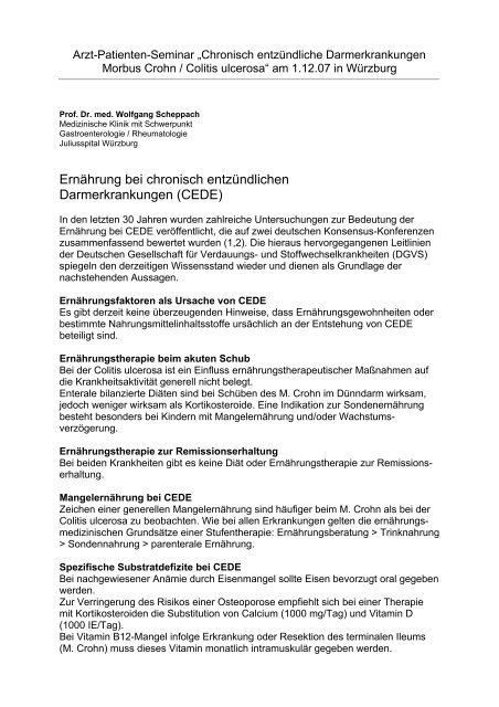 Crohn Diät Crohn Diät
