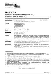 Wort 03.05.2012 (PDF) - Gemeinde Neuhausen am Rheinfall