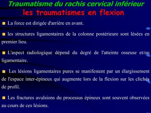 Les traumatismes du rachis de l'enfant