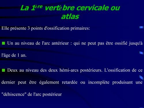 Les traumatismes du rachis de l'enfant