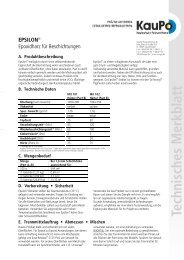 EPSILON® Epoxidharz für Beschichtungen - KauPo