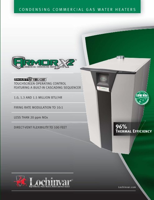 Armor X2 Sales Literature - Lochinvar