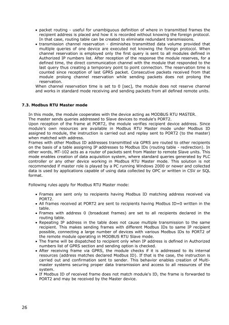 Telemetry Module MT-102 User's Manual - BlueNote Communications