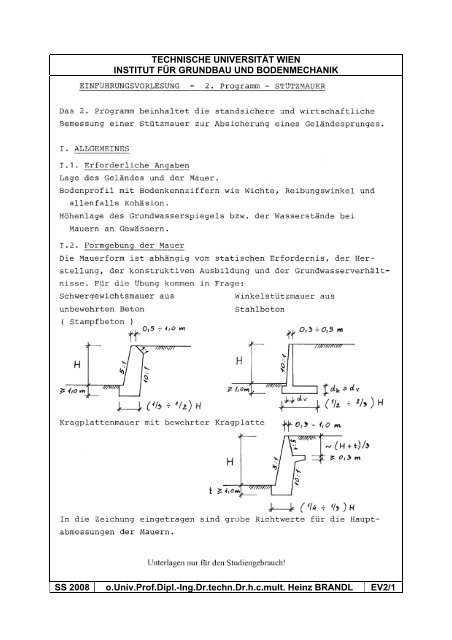 GBUE_EV2 - Technische UniversitÃ¤t Wien