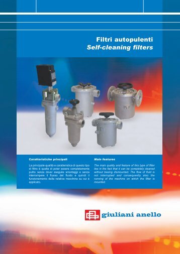 Filtri autopulenti - Self-cleaning filters - Watts Industries