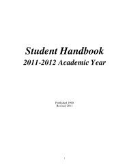 11-12 Handbook - Hayes School of Music - Appalachian State ...