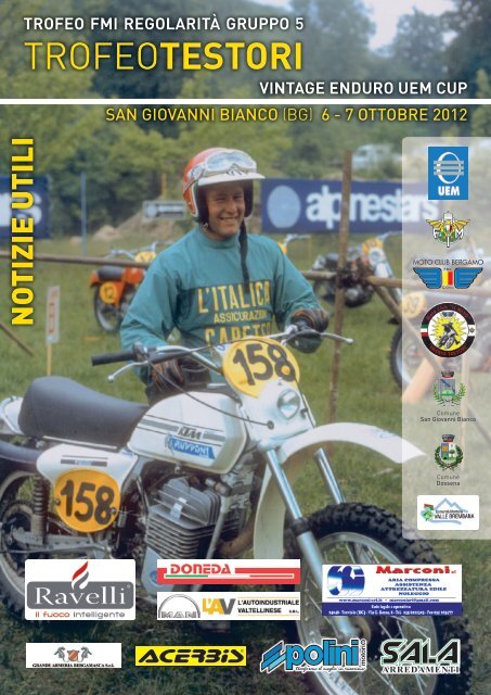 locandina e info (pdf) - Moto Club Bergamo